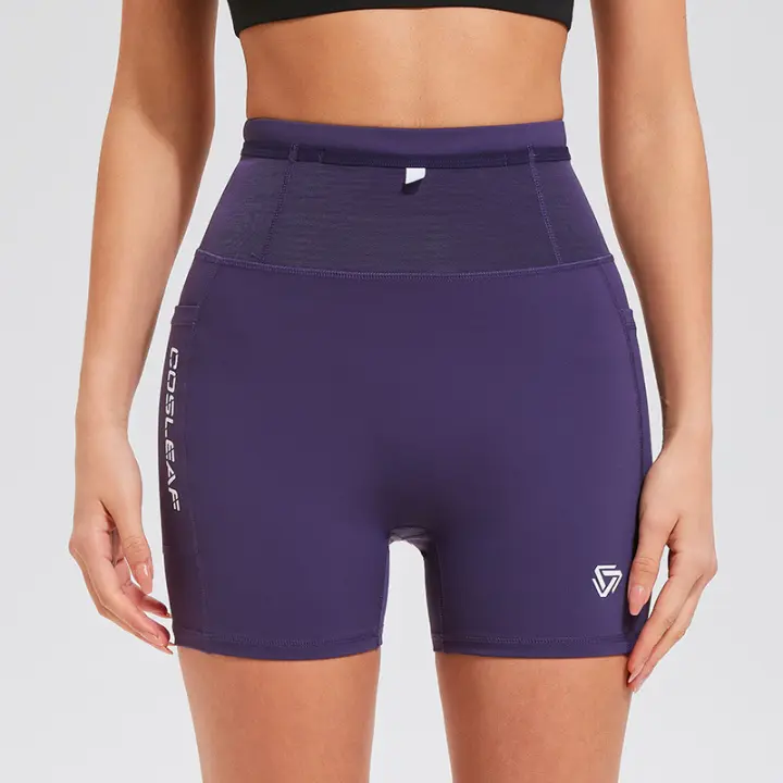Pantalones deportivos de fitness para correr, Maratón, pantalones cortos de Tres - 1