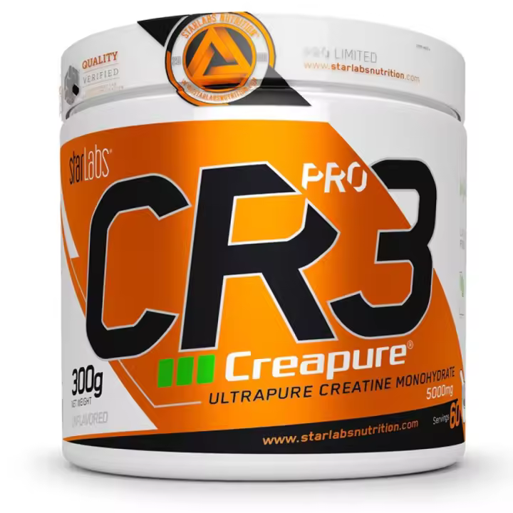 Creatina - CR3 PRO Creapure 300 Gr Starlabs Nutrition - Mejora Rendimiento Deportivo - 1