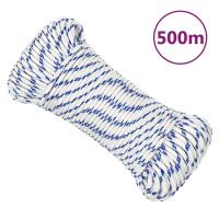 vidaXL Cuerda de barco polipropileno 5 mm 500 m cuerda Color Blanco y azul,  Amarillo,  Azul y mas - details 2
