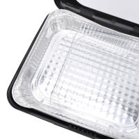 Pans De Aluminio Isolados Fáciles De Limpiar Multifuncionales Ligeros Con Tapa Desmontable Para Transporte Al Aire Libre Camping - details 6