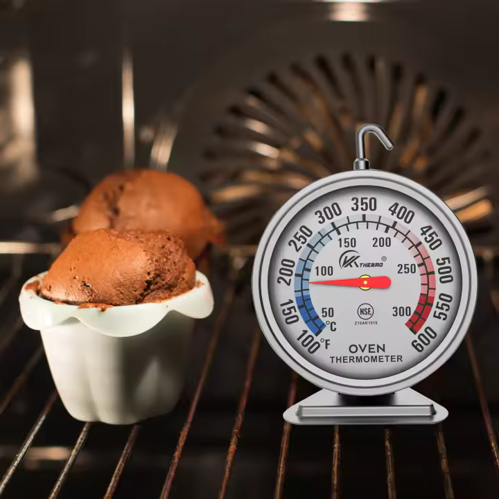 Termómetro De Horno BBQ De Acero Inoxidable 2.75 Pulgadas Serie Clásica Para Hornear Y Cocinar En La Parrilla Herramienta De Cocina - 1