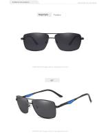 Gafas De Sol Polarizadas KINGSEVEN Para Hombres Estilo Cuadrado Protección UV400 Adecuadas Para Conducir Y Viajes - details 2