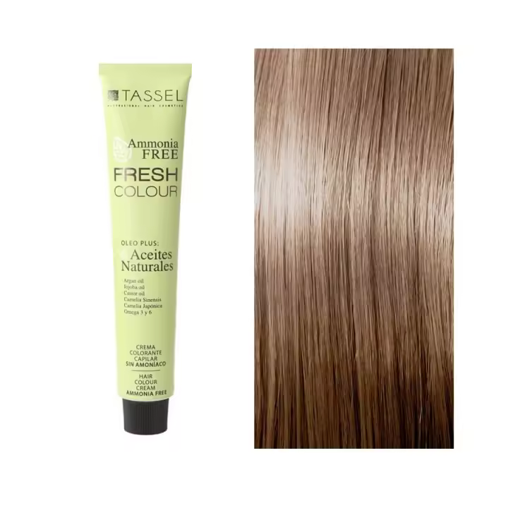Tinte Fresh Colour sin Amoniaco 100ml: 8 Rubio Claro - Tassel - 1