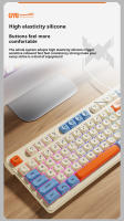 Teclado De Juego Y Oficina EWEADN G98 Con Retroiluminación Arco Iris 98 Teclas Con Botón Multimedia Para PC Windows Y Laptop - details 4