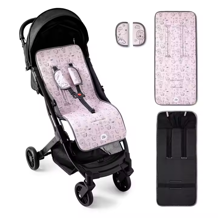 FRONHA PARA CARRINHO + PROTETOR DE CINTO - MOD. CAT - ROSA - 1