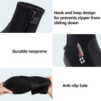 Botas De Buceo De Neopreno 5MM Antideslizantes Para Surf Y Natación Botas De Agua Para Buceo Y Navegación Zapatos De Deportes Acuáticos Para Hombres - details 4
