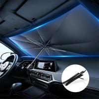 Parasol De Sol Para Coche Con Protección Solar Accesorios De Verano Para Ventanas Delanteras Plegable Tipo Paraguas - details 1