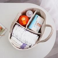 Bolsa Multifuncional Para Mamá Almacenamiento Portátil De Pañales Y Botellas De Alimentación Cesta De Algodón Para Viajes - details 2