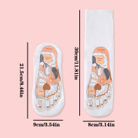 Calcetines De Masaje Para Los Pies Con Acupuntura Y Reflexología Calcetines De Yoga Diseño De Puntos Del Pie Con Palos De Masaje Para Mujeres - details 6