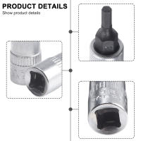 Juego De 3 Piezas De Brocas Hexagonales De 1/4 Pulgada H3 H4 H5 H6 H7 H8 Acero De Cromo Vanadio Para Tornillos De Presión Cilíndrica - details 3