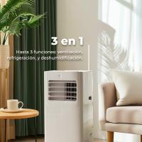 EVVO Aire Acondicionado Portatil 3 in 1 Clima P7, silencioso, 7.000 BTU, Mando a Distancia, Clase energética A, Blanco - details 0