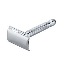 Afeitadora Manual Clásica De Seguridad Doble Hoja Para Hombres Y Mujeres Herramienta De Peluquería Con Hojas De Afeitar Y Estuche - details 5