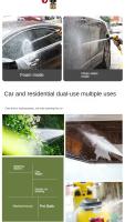 Pistola De Rociador De Jardín Multi-Función Para Riego Del Césped Y Lavar Coche Con Varias Interfaz Alta Presión Duradera Herramienta Mano - details 9
