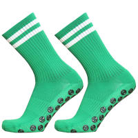 Calcetines De Fútbol Con Estampado De Rayas Y Antideslizante Para Hombres Y Mujeres Deporte High-Tech Material Poliéster - details 0