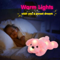 Muñeco De Peluche LED Rosa 25cm Juguete Luminoso Suave Y Cálido Para Niñas Y Niños Regalo De Cumpleaños Animal De Estuffed Pequeño Y Cozy - details 2