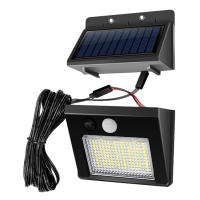 Lámpara Solar LED 32/48LED Para Jardín Exterior IP65 Impermeable Iluminación De Valla Y Calle Larga Duración Luz De Pared Solar Moderna - details 4