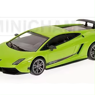 MINICHAMPS 1/43 LAMBORGHINI GALLARDO LP570-4 SUPERLIGHT 2010 VERDE-400103840 - 1