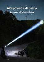 Linterna Frontal LED Potente 200000LM Torcha De Pesca Con Luz De Advertencia Lámpara De Cabeza De Longitud De Rayo Para Aventuras Al Aire Libre - details 7
