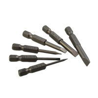 Juego De 6 Piezas De Destornilladores Magnéticos De Cabeza Plana 50mm Tamaños 2.0-6.0mm Acero De Aleación Herramientas De Power Accesorios - details 6