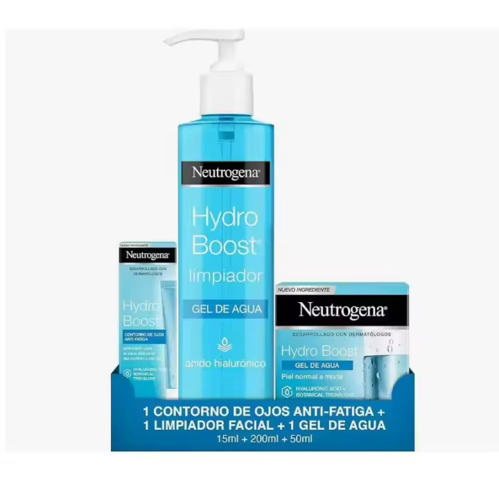 Neutrogena Rutina Facial Hidratante Hydro Boost Pack de 3 Unidades - 1
