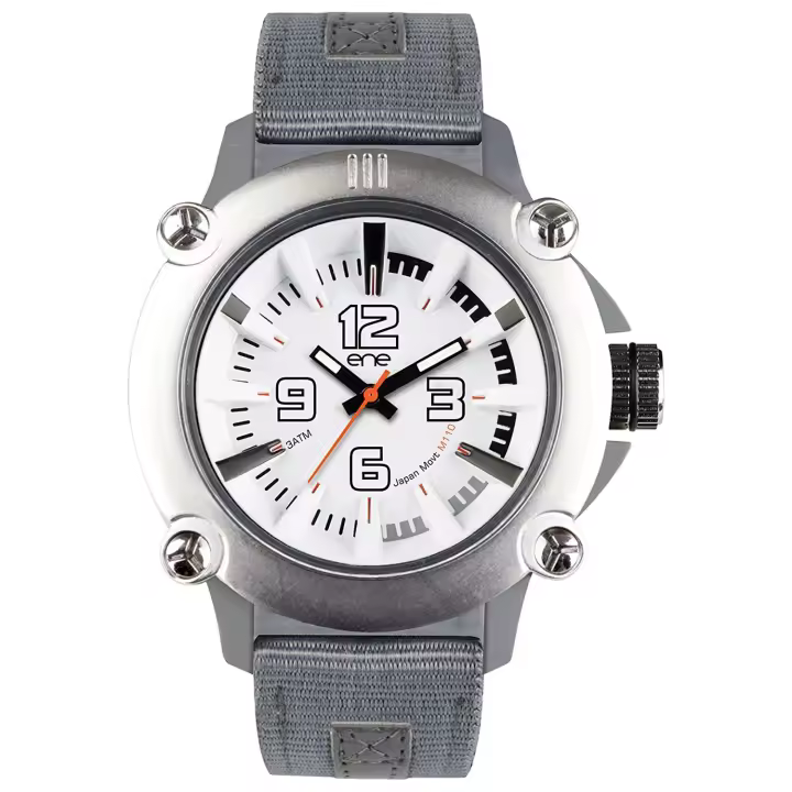 eNe Reloj Analógico para Hombre de Cuarzo con Correa en Nailon 640000109 - 1