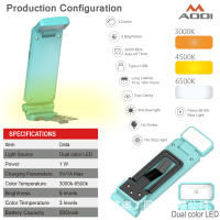 Nueva luz de tarjeta USB, luz plegable con clip para libros, luz de lectura portátil, luz de lectura con protección ocular simple, luz de lectura nocturna para estudiantes - details 1