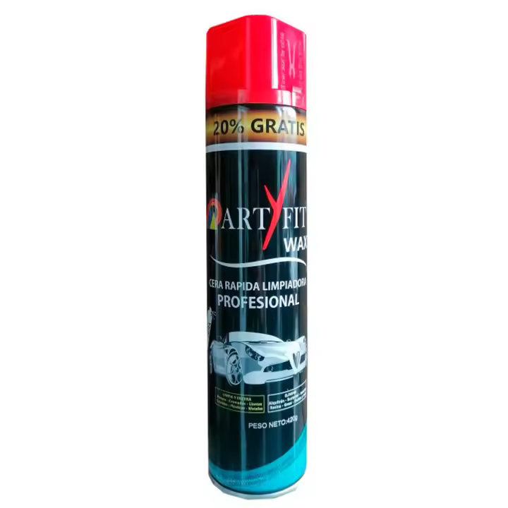 Artyfit - Cera limpiadora de coche en seco, limpieza sin agua, rápida y profesional de carrocería de vehículos, abrillantador, 650 ml - 1