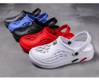 Sandalias De Verano Para Hombre EVA Ligera Zapatillas Casuales Clogs Para Jardín Y Playa Talla Grande 49 Zapatos Planos Para El Hogar Y Exteriores - details 2