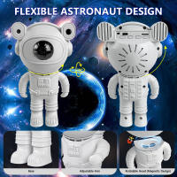 Proyector De Celestial Astronauta Estrella Galaxia Lámpara Ambiente Para Pared Dormitorio Hogar Decoración Luz Nocturna Nebulosa Estelar - details 2