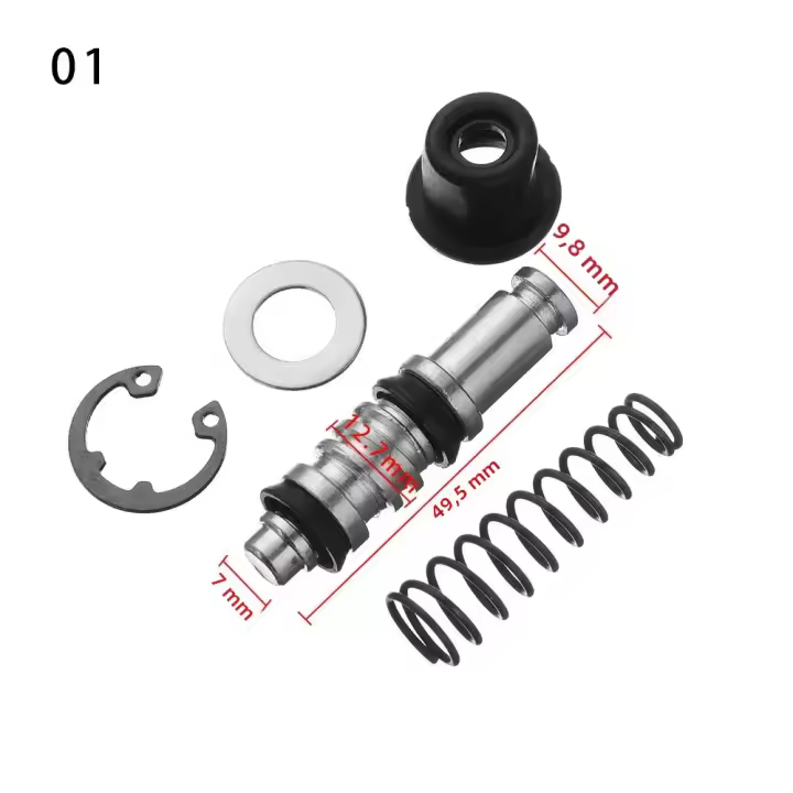 Kit De Reparación De Plunger De Pistón De Freno Y Embrague Para Motocicleta 11mm 12.7mm 14mm Accesorios Para Cilindro Maestro - 1
