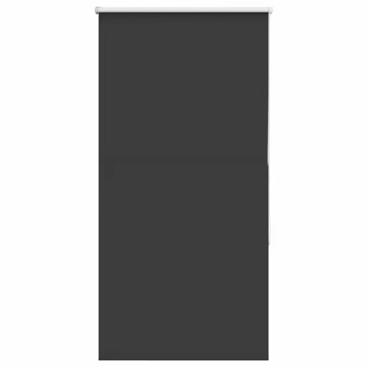 Estor Enrollable Opaco negro 75x130 cm Tela Ancho 70,7 cm - 1