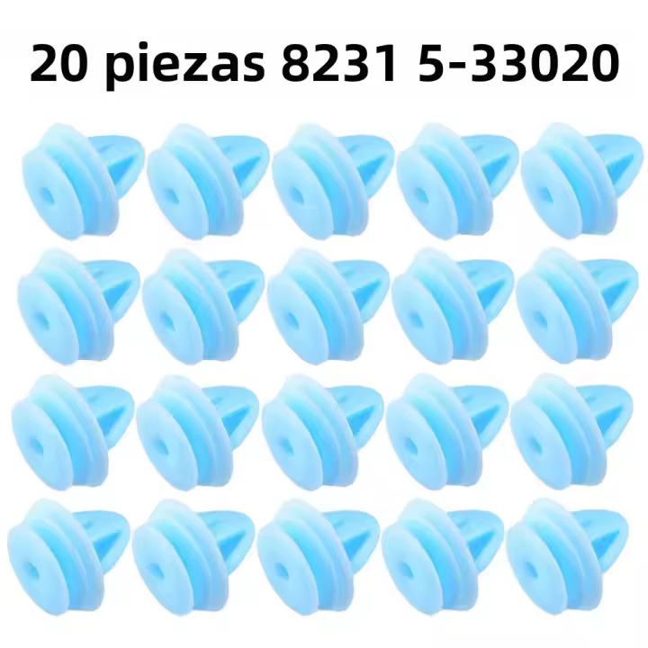 20pcs Clavija De Plástico Para Automóvil Clip De Carrocería Retenedor De Puerta Para Kia 82315-33020 Bumper Y Panel De Trims - 1