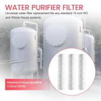 Purificador de agua de 3 piezas, cartucho de filtro de cuerda enrollada de 10 pulgadas, 5 micras, filtro de algodón PP - details 3