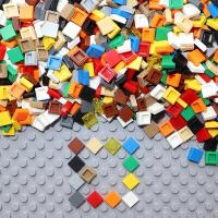 200PCS De Bloques De Construcción DIY Creativos Y Educativos Para Niños 1x1 Planos Compatibles Con 3070 Piezas De Plástico - details 3