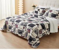 Manta Sedalina  con Borrego Edredón con borrego floral Manta con Borrego Sherpa + 2 Fundas de Almohada  Manta Invieno Suave Camacolcha ideales para tu sofá o cama180X240cm 220X240cm 240X226cm - details 8