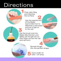Herramienta de gel polymérico de Doble Punta: lápiz y Raspador 2 en 1 Para manicura UV/LED, extensiones de uñas y pegatinas para uñas. - details 0