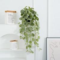 Planta Artificial De Pared Scindapsus 40-70cm Hojas De Hierba Falsa De Seda Para Decoración De Jardín Y Hogar Vines De Begonia Y Pino Fern - details 0