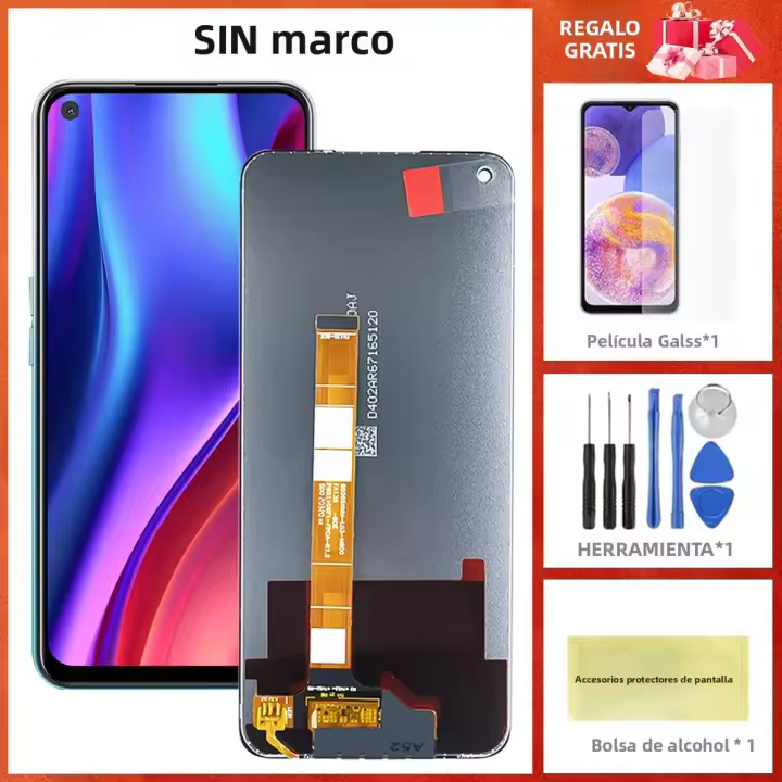 Pantalla De Repuesto Para Oppo A72 4G CPH2067 LCD Con Digitizador Y Marco Tamaño 6.5" Prueba Rigurosa Antes De Envío - 1