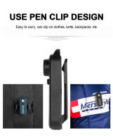 Luz Trasera De Bicicleta LED Recargable Roja Y Azul Con Clip Para Hombro Luz Policial Seguridad Advertencia Con Fuente De Alimentación USB - details 7