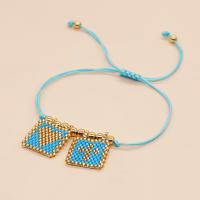 Pulsera Ajustable Bohemia Go2Boho Con Cordón Y Cuentas De Corazón Y Cruz Joyería Hecha a Mano Para Mujer Accesorios Bohemios - details 7