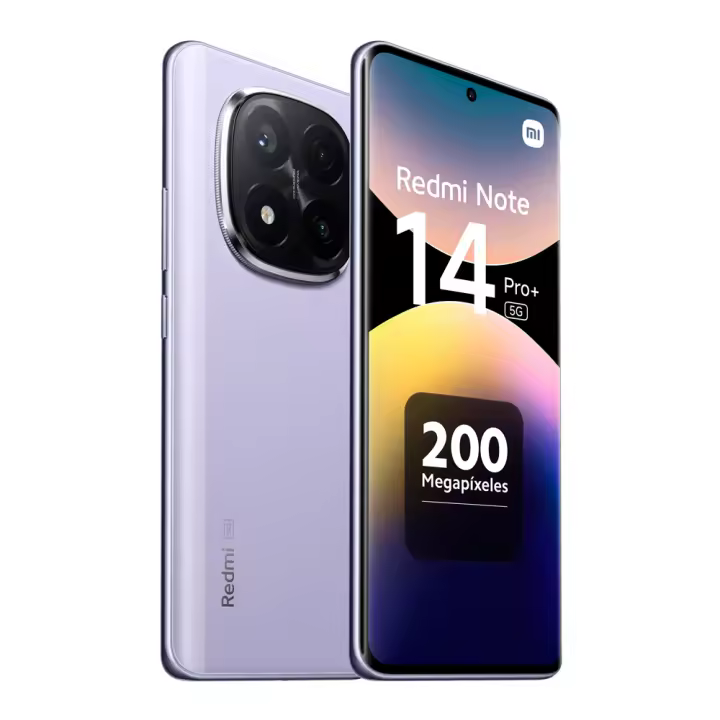 Xiaomi Redmi Note 14 Pro Plus 5G Smartphone NFC Pantalla AMOLED 6.67 pulgadas Resolución 1.5K Cámara trasera principal 200 MP Cámara frontal 20 MP Procesador Snapdragon 7s Gen 3 Batería 5110 mAh Carga HyperCharge 120 W - 1