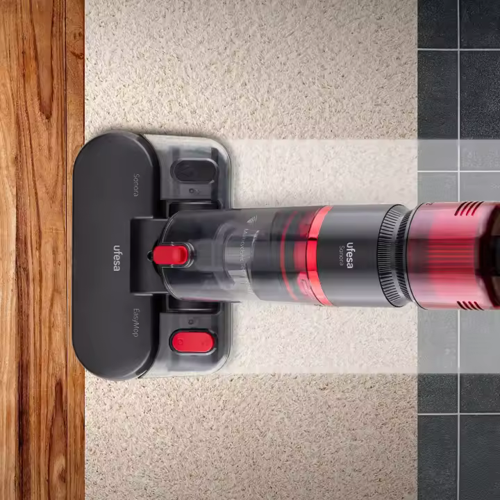 Aspirador 2 en 1 (aspira y friega) UFESA SONORA  | Tecnología ciclónica, 500W, 16 kPa, 4m Radio - 1