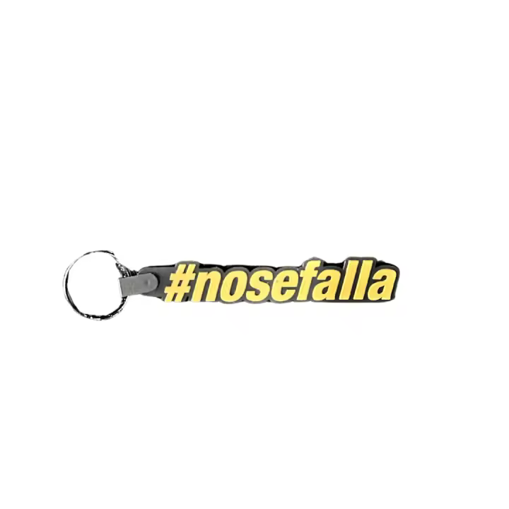 Llavero motivador con relieve #nosefalla - Ideal para cualquier tipo de llaves - 9cm de largo y 1,8 de ancho - 1