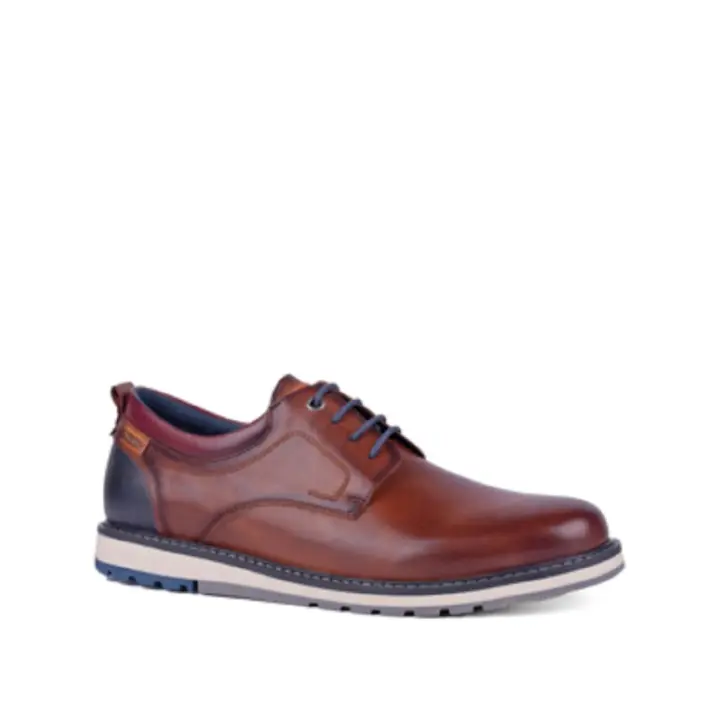 PIKOLINOS  BERNA M8J-4183 ZAPATO DE CABALLERO DE PIEL NATURAL DE PRIMERA CALIDAD, CON CORDONES Y CON PLANTILLA EXTRAIBLE. CUELLO ACOLCHADO Y PISO DECAUCHO RESISTENTE Y FLEXIBLE. - 1