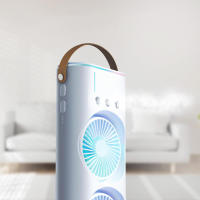 Ventilador Torre Almalux® Aqua con Nebulización – Aire Acondicionado Portátil, Enfriador Evaporativo Recargable por USB - details 2