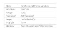 Tira De Luces LED Con Sensor De Movimiento DC 12V 1-5M Dimmable Impermeable Para Iluminación De Cocina Armarios Escaleras - details 2