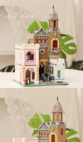 Bloques De Construcción Micro Modelo De Arquitectura De Una Iglesia Restaurante Cubana Havana Café Tienda Juguetes Para Niños Y Adultos Regalo Creativo - details 1
