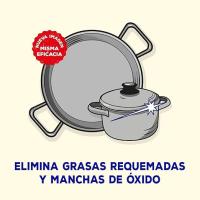Asevi Limpiador Paellas, Calderos y Ollas 450  ML - Gel Desengrasante, Limpia, Desincrusta, Abrillanta, Elimina Manchas Oxido y Cal, Sin Perfume, Maxima Eficacia - details 1