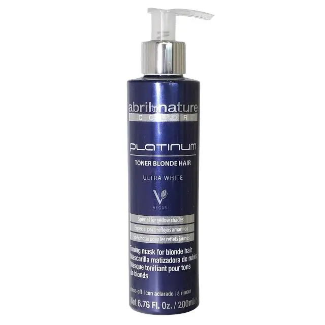 Mascarilla violeta Platinum para cabellos rubios y canas abril et nature  Cosmética Capilar - 1