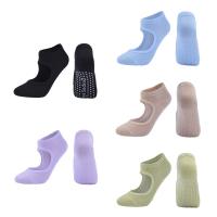 Calcetines De Yoga Para Mujer Algodón Peinado Antideslizantes Para Pilates Fitness Danza Profesional Calcetines Deportivos - details 14